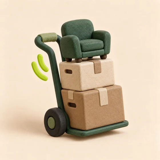 Clay moving dolly